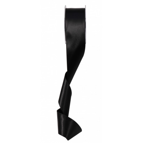 Black Satin Ribbon 50mm