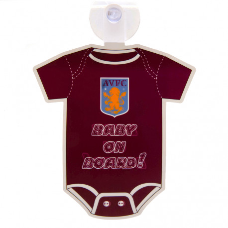 Aston Villa FC Baby On Board Sign