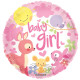 Baby Girl Animals Balloon ( 18 inch)