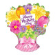 Happy Mothers Day 18inch (vase)