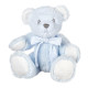 Suki Baby Blue Hug-a-Boo Bear with Rattle  (7 Inch)