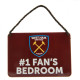 West Ham United FC Bedroom Sign No1 Fan