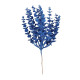 Royal Blue Glitter Eucalyptus Bush (H33cm)