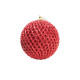 Bauble Glitter/Sequin Red (Dia10cm)