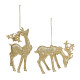 Winter Wonderland Reindeer Assorted Hanging Decoration