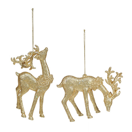 Winter Wonderland Reindeer Assorted Hanging Decoration