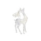 Winter Wonderland Reindeer Assorted Hanging Decoration (H14cm x L14cm)