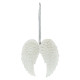 Double Glitter Angel Wing Hanging Decoration