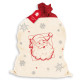 Canvas Glitter Santa Sack