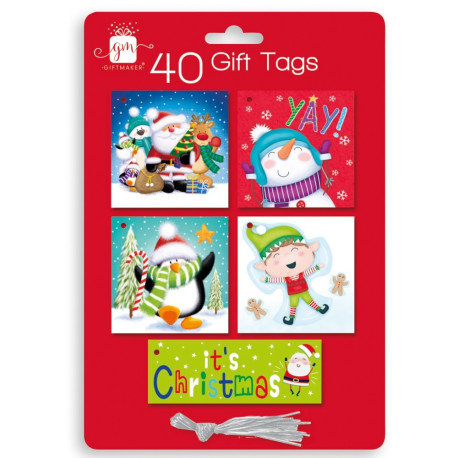 Novelty Gift Tags (Pack of 40)