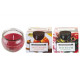 Ribbed Glass Jar Candle (2 Assorted)