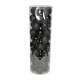 48 Black Baubles in Matt, Shiny &amp; Glitter Finish (10cm)