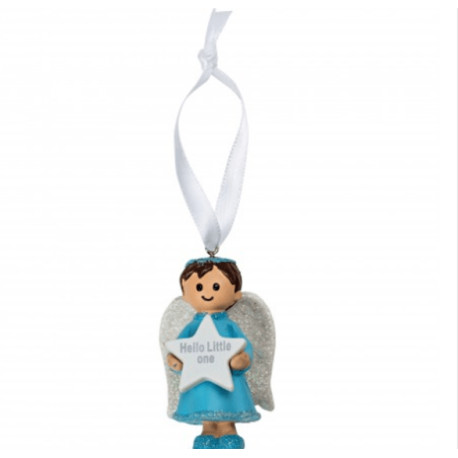 Blue  Angel Blanks Christmas Decoration