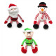 10 inch Christmas Sitting Plush Toys (assorted design)