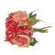 Aquitaine Peony Bouquet Cream and Pink 34cm