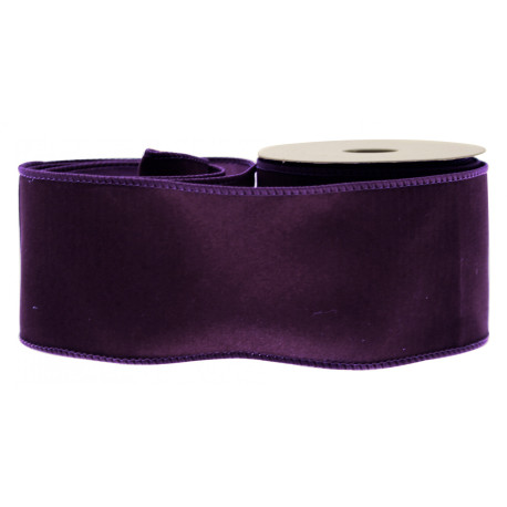 Purple Velvet Ribbon (100mm x 9m)