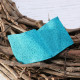 Turquoise Ribbon with Blue Sparkles (63mm x 10yd)