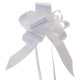 White Single Pull Bow 50mm