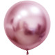 Pink Chrome Jumbo Latex Balloon - 24 inch (Pk 3)