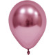 Pink Chrome Round Shape Latex Balloon - 6 inch (Pk 50)