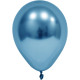 Blue Chrome Round Shape Latex Balloon - 6 inch (Pk 50)