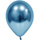 Blue Chrome Latex Balloon - 12 inch (Pk 50)