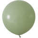 Sage Green Jumbo Latex Balloon - 24 inch (Pk 3)