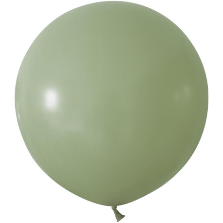 Sage Green Jumbo Latex Balloon - 24 inch (Pk 3)