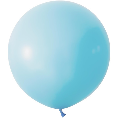 Macaron Blue Jumbo Latex Balloon - 24 inch (Pk 3)