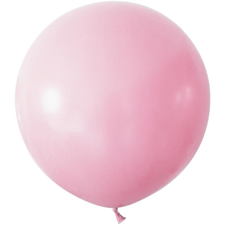 Macaron Pink Jumbo Latex Balloon - 24 inch (Pk 3)