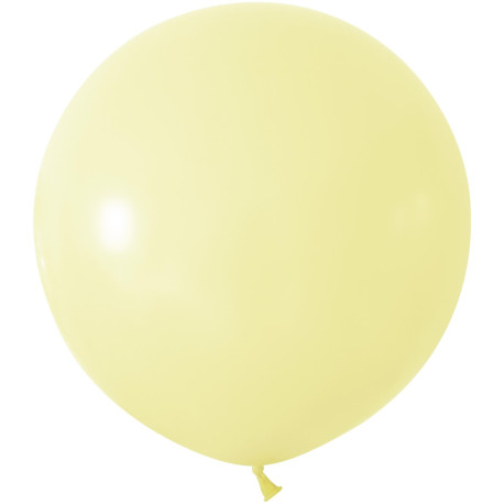 Vanilla Jumbo Latex Balloon - 24 inch (Pk 3)