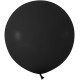 Black Jumbo Latex Balloon - 24 inch (Pk 3)