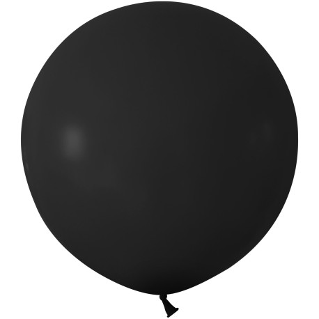 Black Jumbo Latex Balloon - 24 inch (Pk 3)