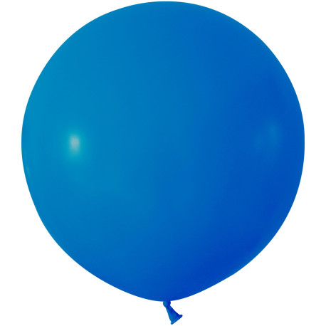 Blue Jumbo Latex Balloon - 24 inch (Pk 3)