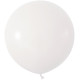 White Jumbo Latex Balloon - 24 inch (Pk 3)