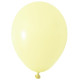 Vanilla Round Shape Latex Balloon - 5 inch (Pk 100)