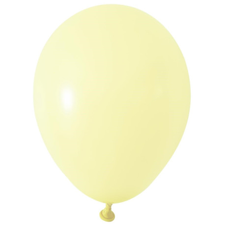 Vanilla Round Shape Latex Balloon - 5 inch (Pk 100)