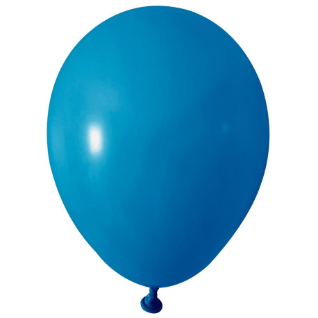 Blue Round Shape Latex Balloon - 5 inch (Pk 100)