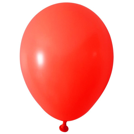 Red Round Shape Latex Balloon - 5 inch (Pk 100)