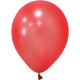 Red Metallic Latex Balloon - 12 inch (Pk 100)