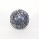 Dark Blue Bead &amp; Sequin Ball (120mm)