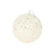 Winter Wonderland White Glitter Bauble (10cm)