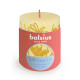 Butter Yellow Bolsius Rustic Silhouette Pillar Candle  (80 x 68mm)