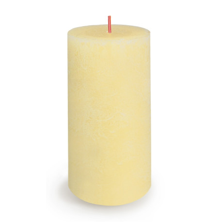 Sunny Yellow Bolsius Rustic Shine Candle (130mm x 68mm)