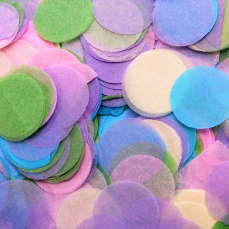 Assorted Colours Paper Dots Confetti