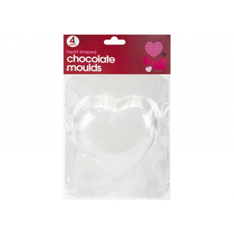 Pack of 4 Heart Moulds