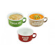 Soup Bowl with Handles (assorted)