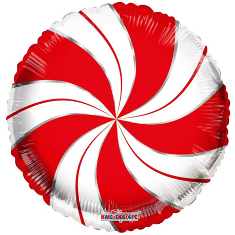 Candymint red/white Baloon (18 Inch )