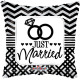 18&quot;&quot; Just Married Pillow Balloon