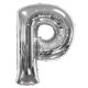 34&quot;&quot;  Letter Balloon - P - Silver